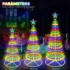 30+ Modes Smart Prelit Christmas Cone Tree with Lights -