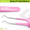 Blackhead Tweezer - Professional Curved Steel Tip Surgical Comedone &