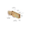 Sliding Glass Door Tandem Roller, 1-1/2" Diameter, Nylon, 3/4" Wide