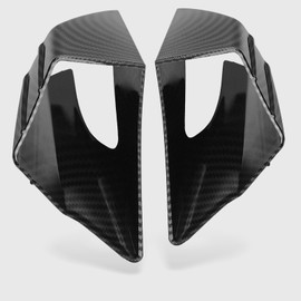 WOOGA Motorcycle Parts Side Output Nude Spoiler Winglet Rigid Wing Winglet Fairing Wing for Ho&n&da CBR650R 2019 2020 2021 2022 2023 Su&zu&ki GSX250R (Carbon Fibre Look)