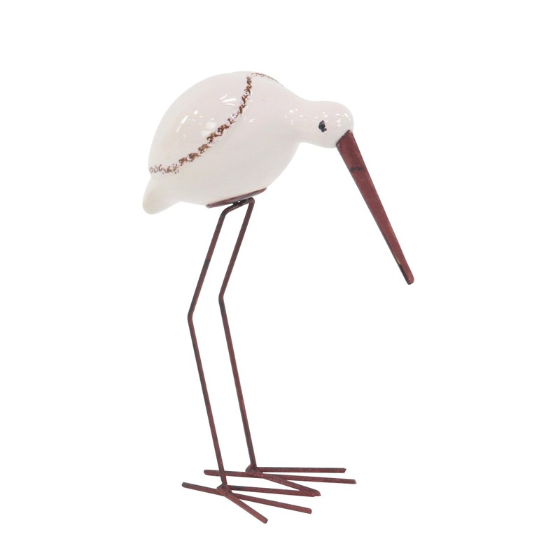 Deco 79 Ceramic Bird Decorative Sculpture Home Decor Statues, Set