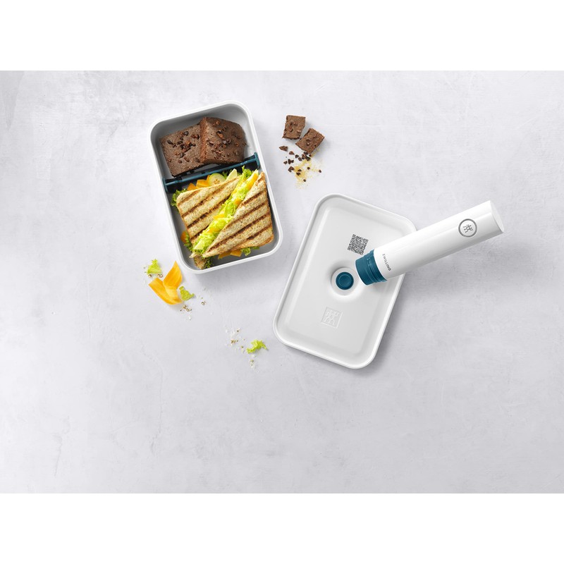 ZWILLING Fresh & Save Vacuum Lunch Box, Large, Flat, Plastic,