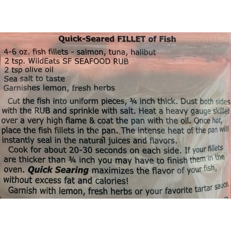 WildEats San Francisco Seafood Rub, 3 Oz., 3-Pack