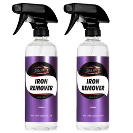 Swift Iron Remover & Wheel Cleaner (2-Pack) – Remove Brake Dust, Iron Oxide & Stuck-On Dirt & Debris from Paint & Wheels | Formula for Decon Car Wash | Preps Paint for Wax Coatings