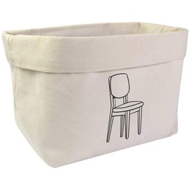 Large 'Chair Side View' Canvas Organiser/Storage Bag (OR00030973)
