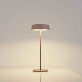 Palmina 901 LED Table Lamp Dimmable, 4400 mAh LED Table Lamp Wireless, IP54 Protection, Lamp for Indoor/Outdoor Use, Suitable for Dining, Reading, Bedroom, Garden and Much More, Red