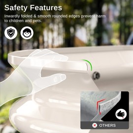 EAST OAK Galvanized Raised Garden Bed Kit, 4 x 2 x 1ft Oval Metal Planter Boxes Outdoor with Anti-Rust Coating, Sturdy Raised Garden Bed for Water Trough, Vegetables, Gardening Whisper White