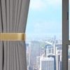 OCIOLI 2 Pack Modern Curtain Holdbacks Curtain Tiebacks Wall Mount