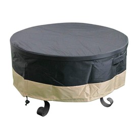 Stanbroil 30 Inch Round Fire Pit Cover, Fire Pit Table Cover, Patio Furniture Cover, Full Coverage Cover with Durable and Water Resistant Fabric