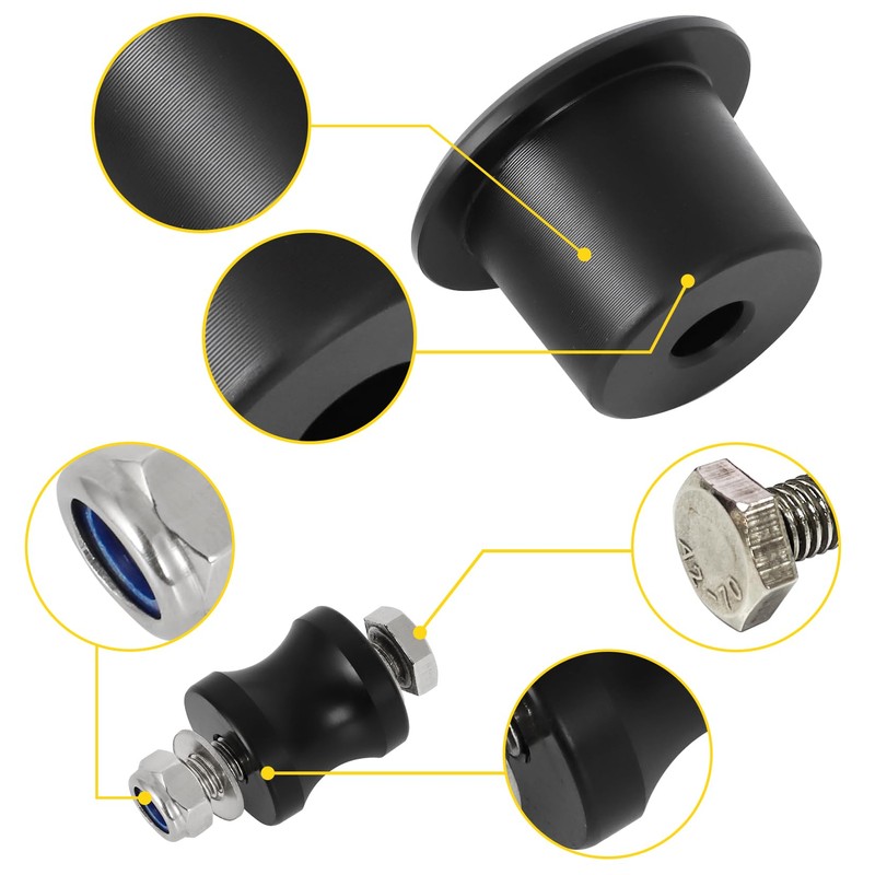 for Can-Am Solid Motor Mounts Kit Isolator Damper #707001169 707000949