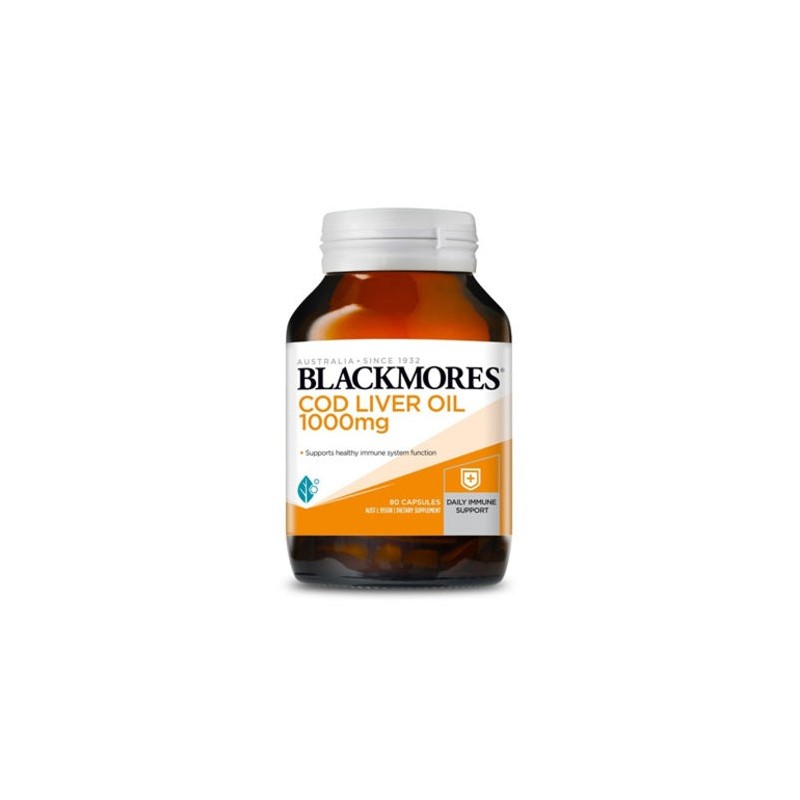 Blackmores Cod Liver Oil 1000Mg 80Caps Complex