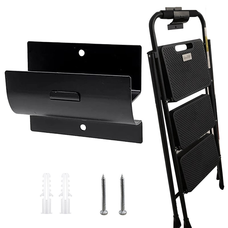 Wall Mount Ladder Grabber Ladder Storage Hook Heavy Duty Metal