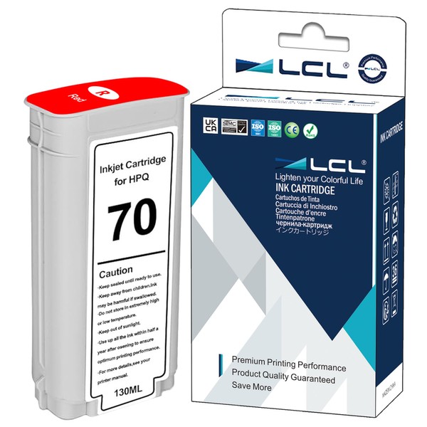 LCL Compatible Ink Cartridge Pigment Replacement for HP 70 C9456A