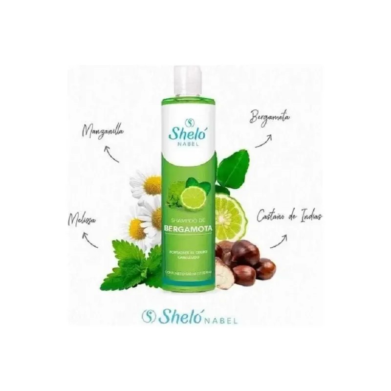 Shelo Kit Shampoo + Tonico De Bergamota, Cabello Y Barba