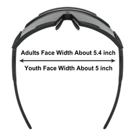 OMEKOL Two Sizes For Adults and Youth Sunglasses Sports Baseball Cycling Glasses Men Women MTB Bicycle Eyewear Outdoor-FY1