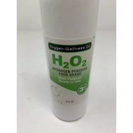 Oxygen Wellness Co. H2O2 Hydrogen Peroxide Food Grade 3% 8 oz.