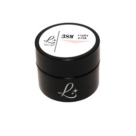 LinoGel Renogel, Color Gel, Gel Nail, Made in Japan, Cosmetics Registration, 0.2 oz (5 g), Compatible with LED/UV Light, 13.8 ft (38 m), Light Pink, Rightpink Pro Nail