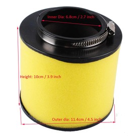 TRX350Air Filter & Oil Filter & Spark Plug for 1995-2004 Honda Foreman 400 450 TRX400 TRX450 2000-2006 Honda Rancher 350 TRX350 Replace OE # 17254-HN5-670
