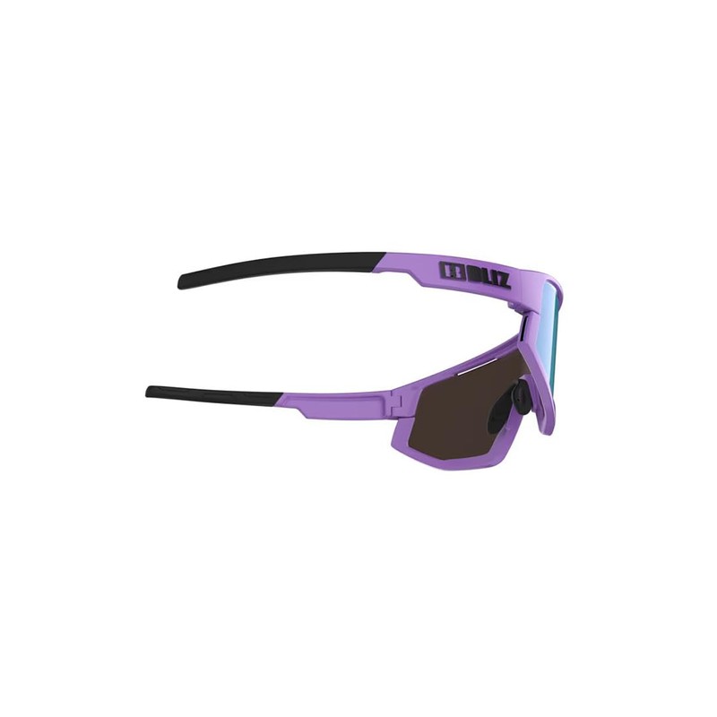 Bliz Fusion Sunglasses 2024 Matte Purple/Brown Blue Multi, Matt Purple/Brown