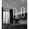 Ring Chandelier Modern LED Dimmable Pendant Lighting Adjust Ceiling Light