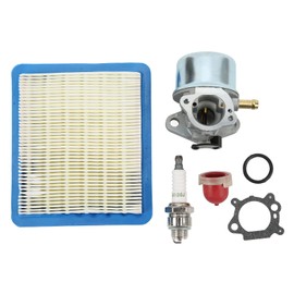 CHICIRIS Lawnmower Carburettor, Lawn Mower Replacement Parts, Aluminum Lawnmower Carburetor with Gasek Air Filter for 12G882 12G887 12H702 12H707 12H712 12H802 12H805