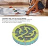 Balance Maze Game Double Sided Educational Round Portable Wooden Ball