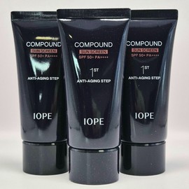 IOPE Men Compound Sun Screen 50ml x 3 Mild Sun Cream Men’s Sun Cream Whitening / 아이오페 맨 컴파운드 선 스크린 50ml x 3개 순한선크림 남자선크림 미백