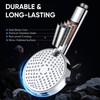 Cobbe® All Metal Handheld Shower Head, 3 Spray Settings, Mirror
