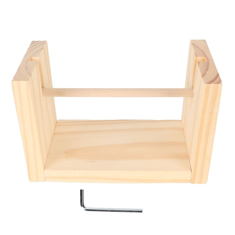 Horizontal Yarn Holder 20cm Spindle Length Increase Speed DIY Wooden