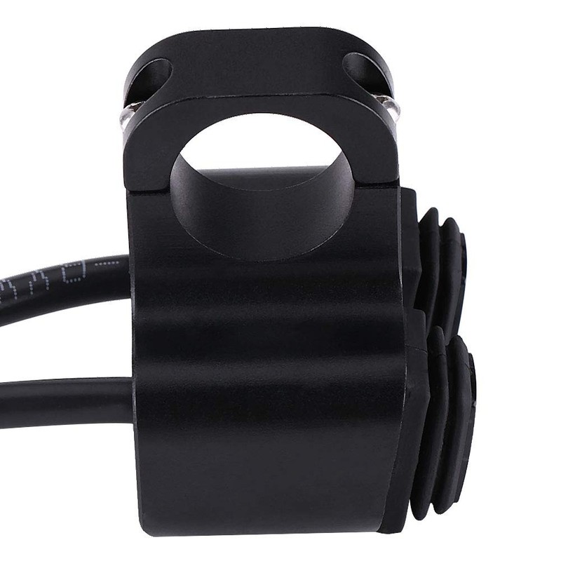 Motorcycle Handlebar Switch, 7/8" 22mm 12V 16A CNC Aluminum Alloy