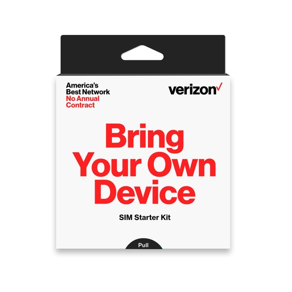 VerizonW Verizon Prepaid SIM Kit with 3-in-1 SIM (Standard, Micro,
