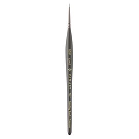 Pan Art Fine Round Brush Synthetic Sable No. PA1441-10-0 - Ideal for Watercolor Painting - 1 Piece, Brown