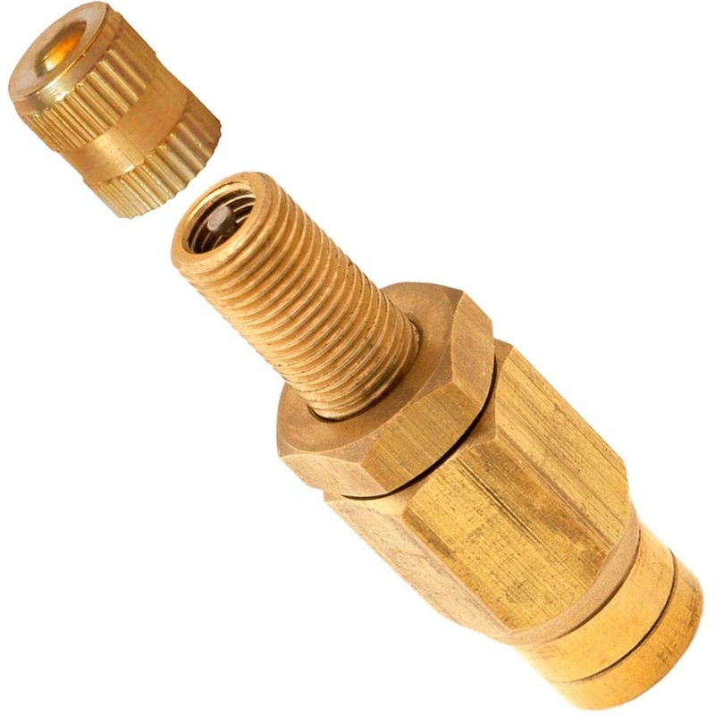 Vixen Air Inflation Schrader Valve with Push to Connect (PTC)