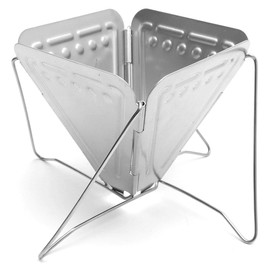 GoodsLand GD-COFDRP Folding Coffee Dripper Bonfire Stand Type, Portable, Compact, Stainless Steel, Outdoor, Camping, Folding, Filter Holder, Stylish