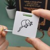 Azeeda 'Cute Shrew' Keyring Tape Measure/Spirit Level Tool (KM00007579)
