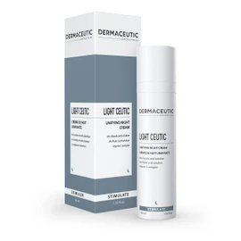 Dermaceutic Light Ceutic - Skin Firming Night Cream - Brightening Anti-Ageing Face Cream with Glycolic Acid, Phytric Acid and Vitamin C - Anti-Wrinkle Cream - 40 ml