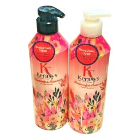 KERASYS HAIR CLINIC SYSTEM BLOOMING & FLOWERY PERFUME 1 SHAMPOO + 1 CONDITIONER