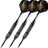 CUESOUL 22 grams Black Scorpion Steel Tip Darts Set with