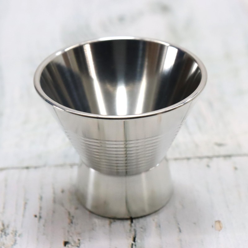 Osaka Tinware (Suzuki), Tin with Feet, Choko Ha, Capacity: 0.7