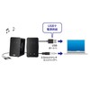 Sanwa Supply MM-SPL22UBK PC Speaker, USB Powered, Built-in Passive Radiator,