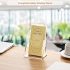 Acrylic Brochure Holder 4x9 Inch,Clear Pamphlet Holder Display Stand for