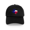 CafePress Texas Flag Map Cap Unique Adjustable Baseball Hat Black