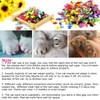 VICTHY 100pcs (10 Colors) Cat Nail Caps, Cat Claw Caps