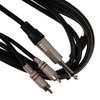 Chord M6J-2R300 6.3 mm Mono Jack to 2 RCA Lead