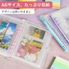 Mairearn A6 Sealing Book, Clear Binder, 6 Holes, 1 and