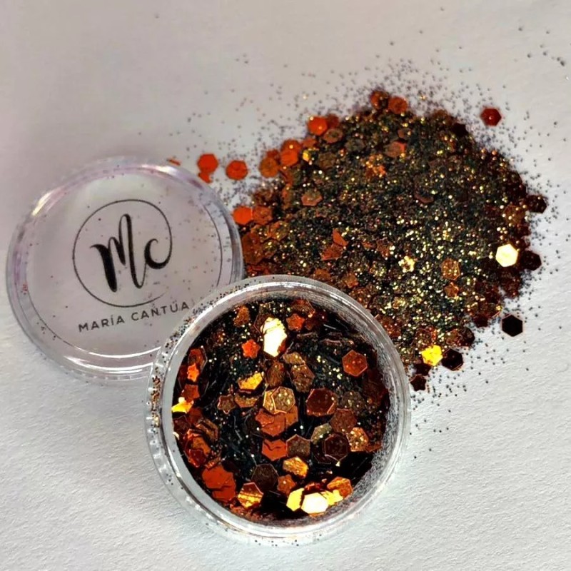 María Cantúa Torre De Colección Chunky Glitter Noche May