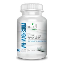 Citrato de Magnesio Widl Health en Tabletas, Suplemento Nutricional de Alta Biodisponibilidad