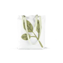 Le Jardin du Lin Bedruckte Einkaufstasche, Tasche, Faltbar, Stofftasche mit Zwei Langen Henkeln, Größe: 34x40 Cm