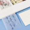 ESJNNK Transparent Sticky Notes, 4 Sizes, 50 Sheets Each White