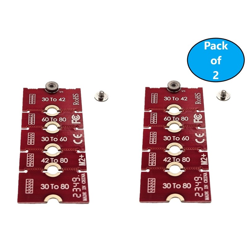 Micro Connectors NVME M.2 SSD Length Extender 2230, 2242, 2260,